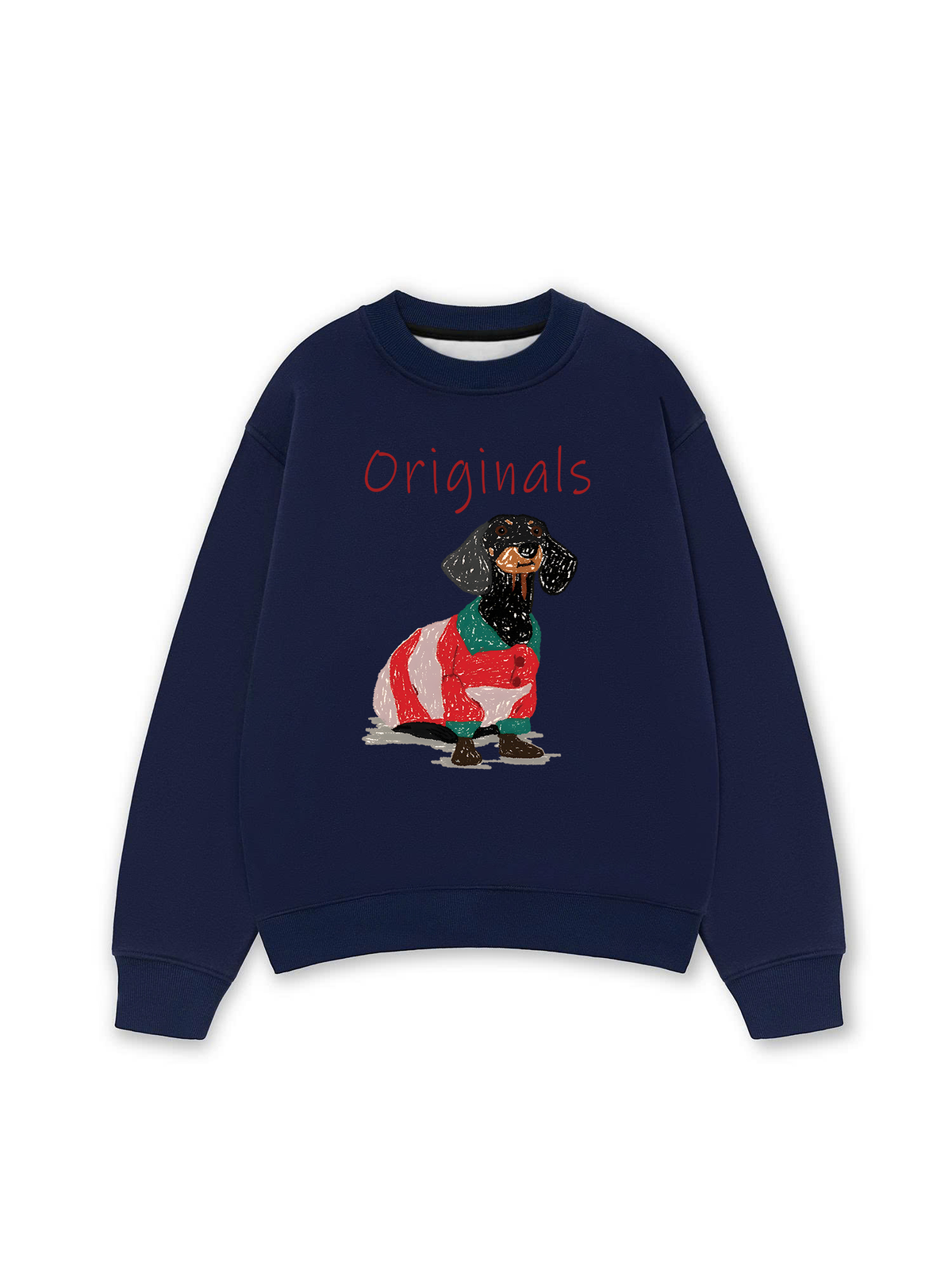 Áo Sweater Nỉ Hai Da Luxury Dachshund