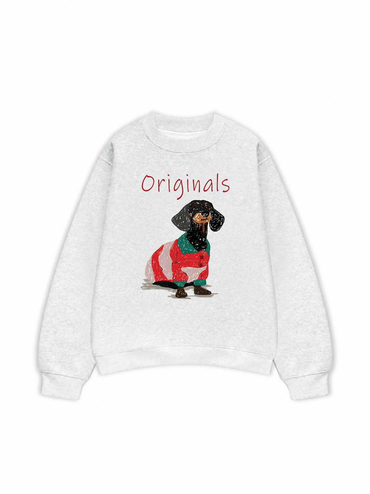 Áo Sweater Nỉ Hai Da Luxury Dachshund