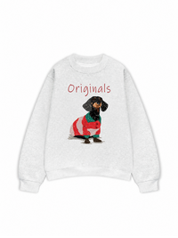Áo Sweater Nỉ Hai Da Luxury Dachshund