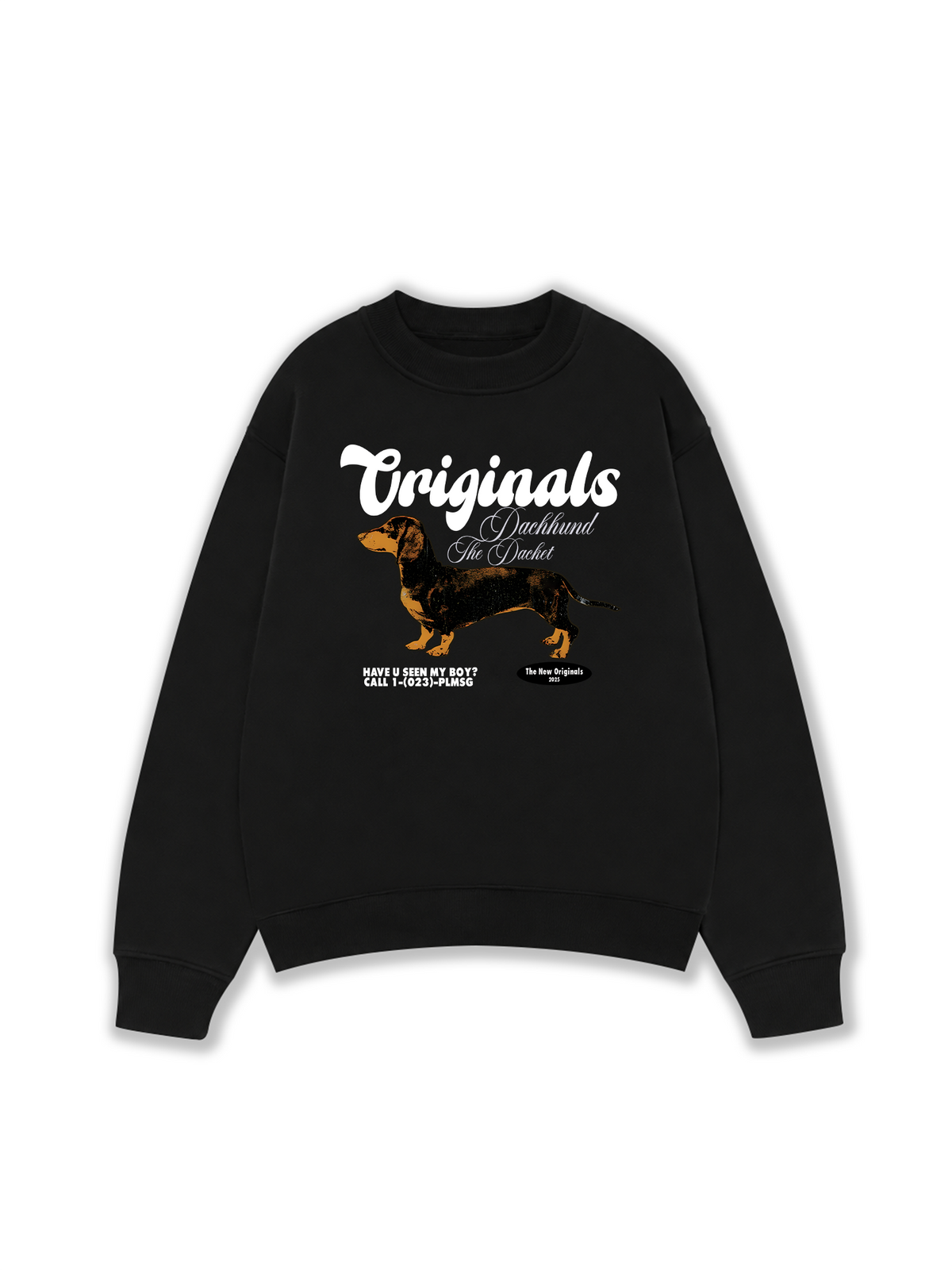 Áo Sweater Nỉ Hai Da Retro Dachshund