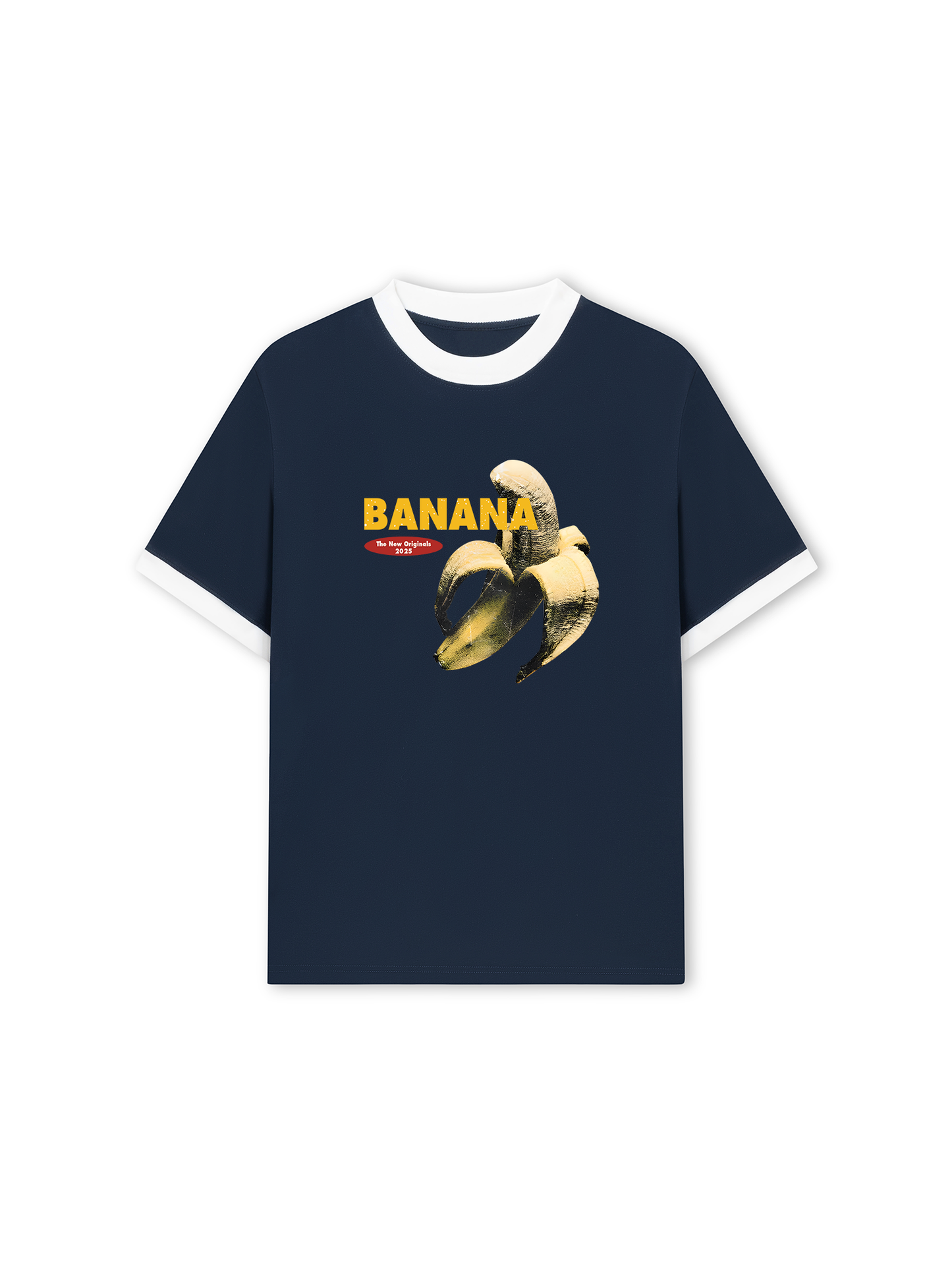 Áo Thun Ringer Relaxed Fit Summer Vibes Retro Bananaa