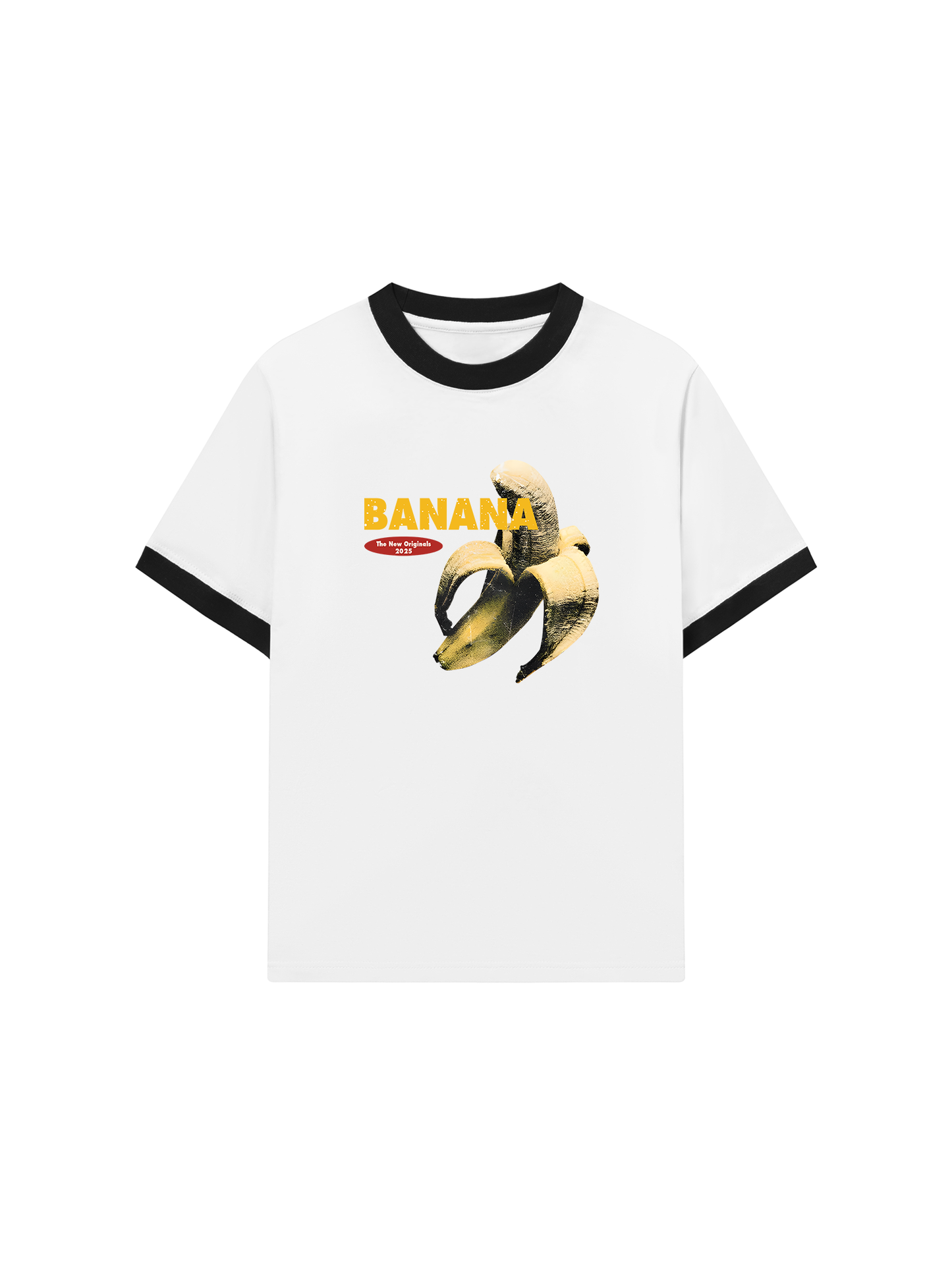 Áo Thun Ringer Relaxed Fit Summer Vibes Retro Bananaa