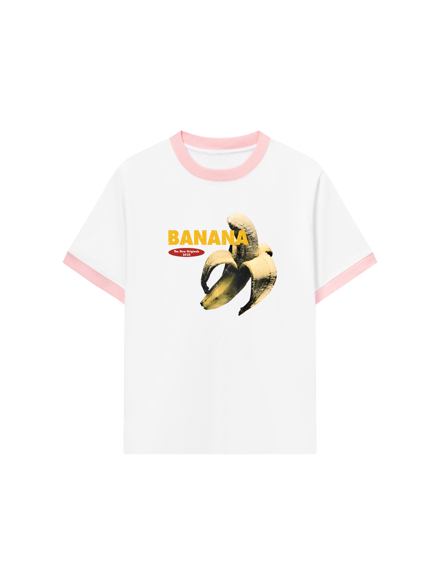 Áo Thun Ringer Relaxed Fit Summer Vibes Retro Bananaa