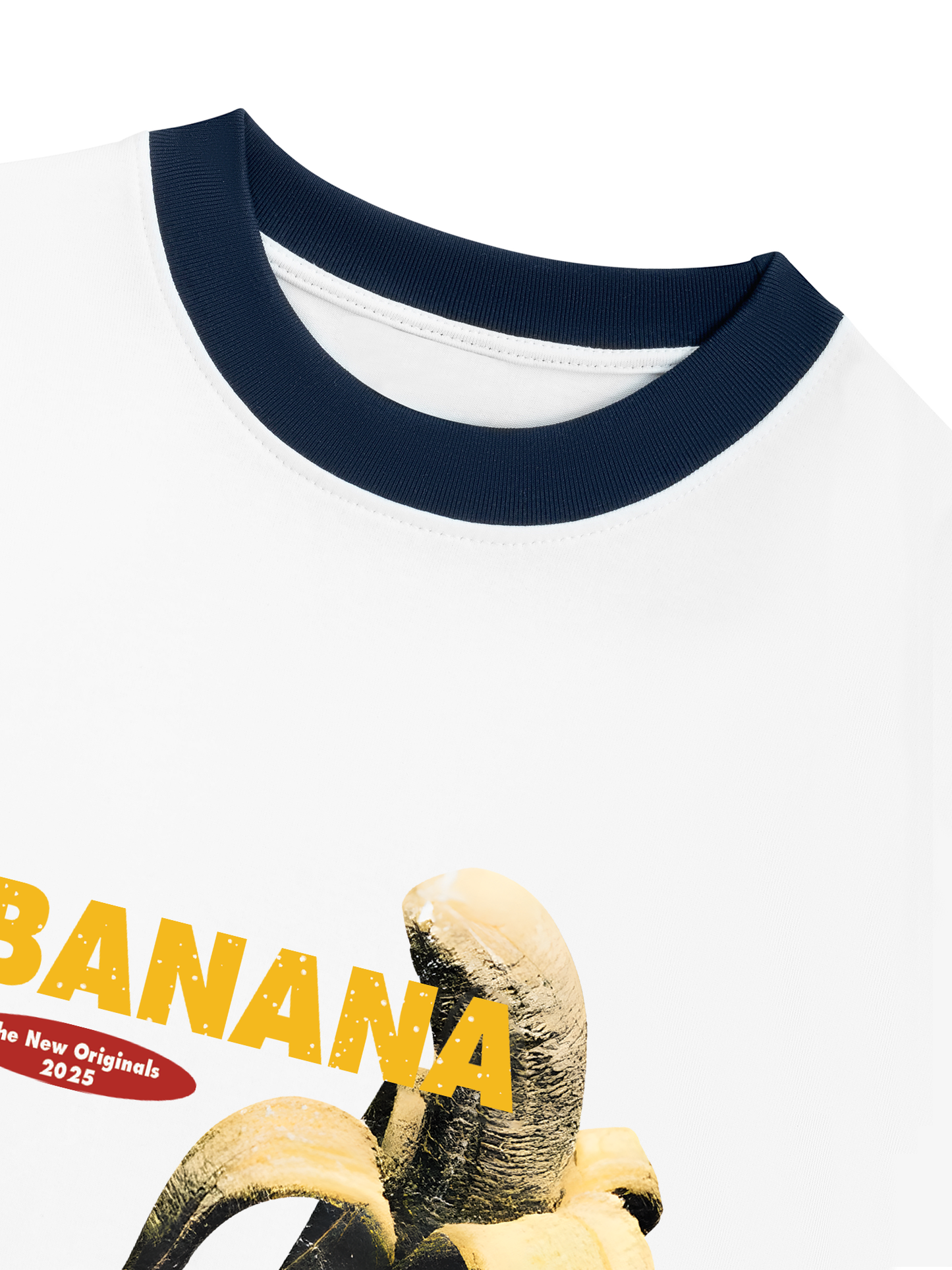 Áo Thun Ringer Relaxed Fit Summer Vibes Retro Bananaa