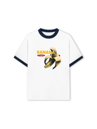 Áo Thun Ringer Relaxed Fit Summer Vibes Retro Bananaa