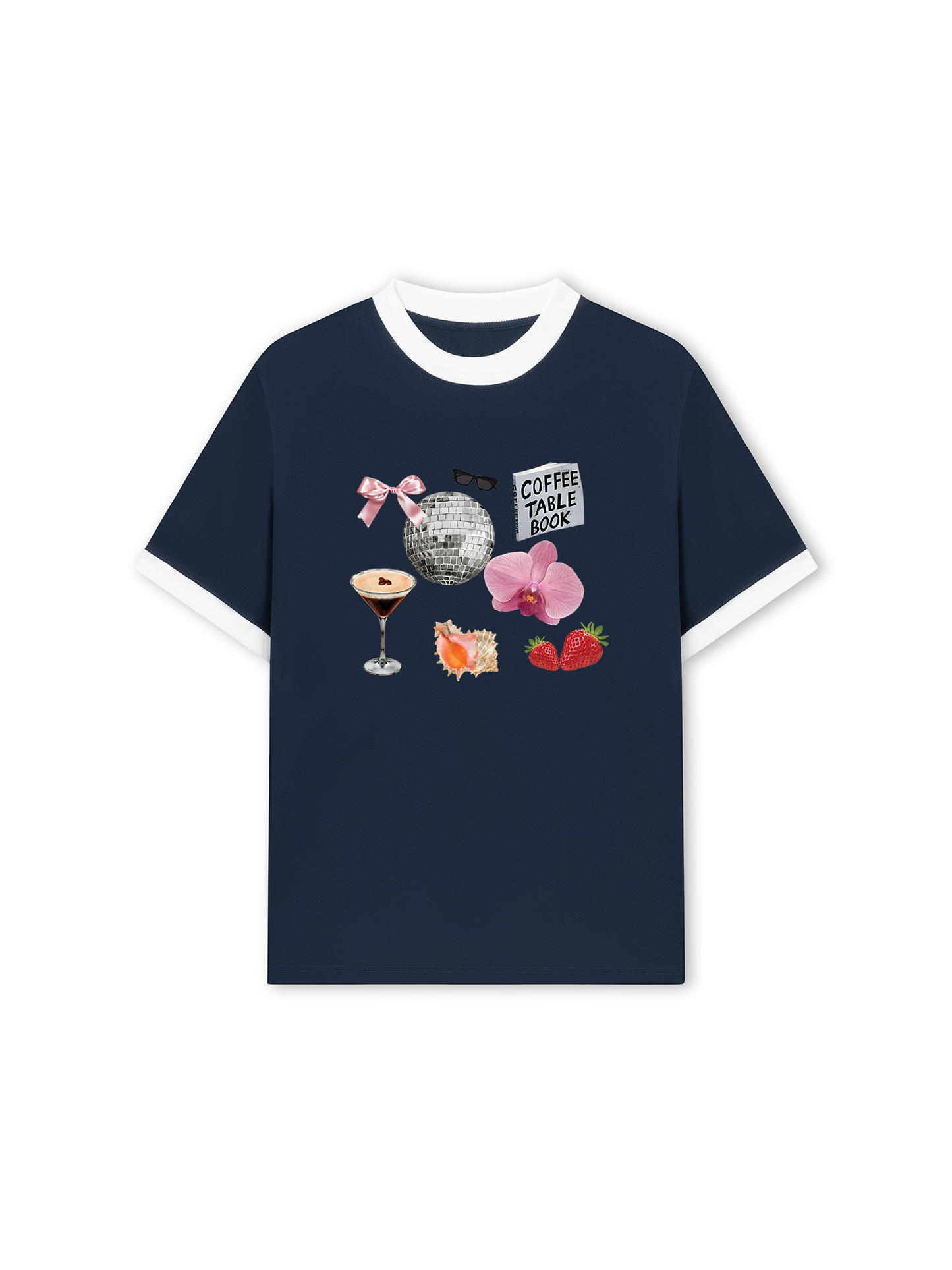 Áo Thun Ringer Relaxed Fit Summer Vibes Cute Things