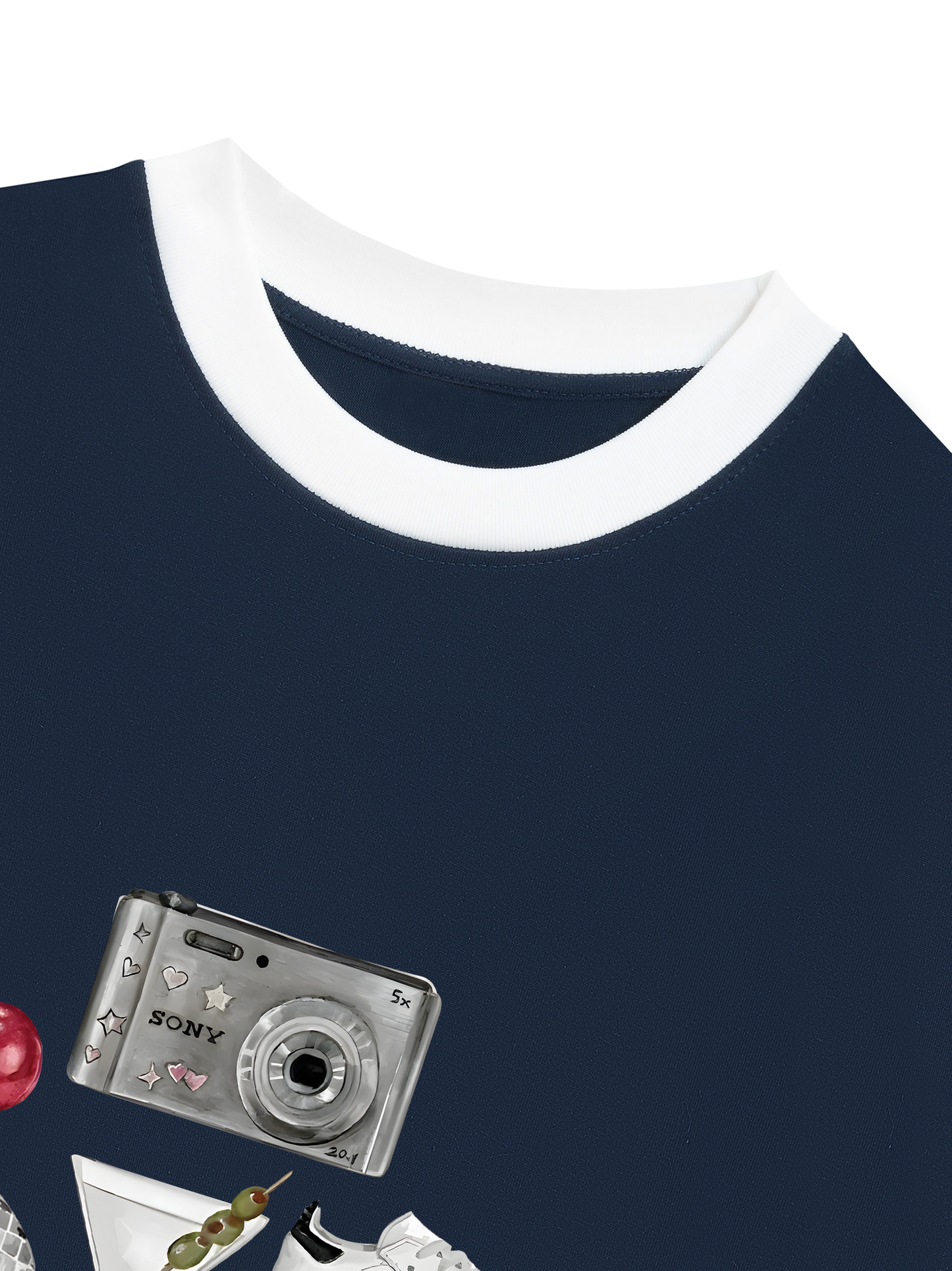Áo Thun Ringer Relaxed Fit Summer Vibes Picnic