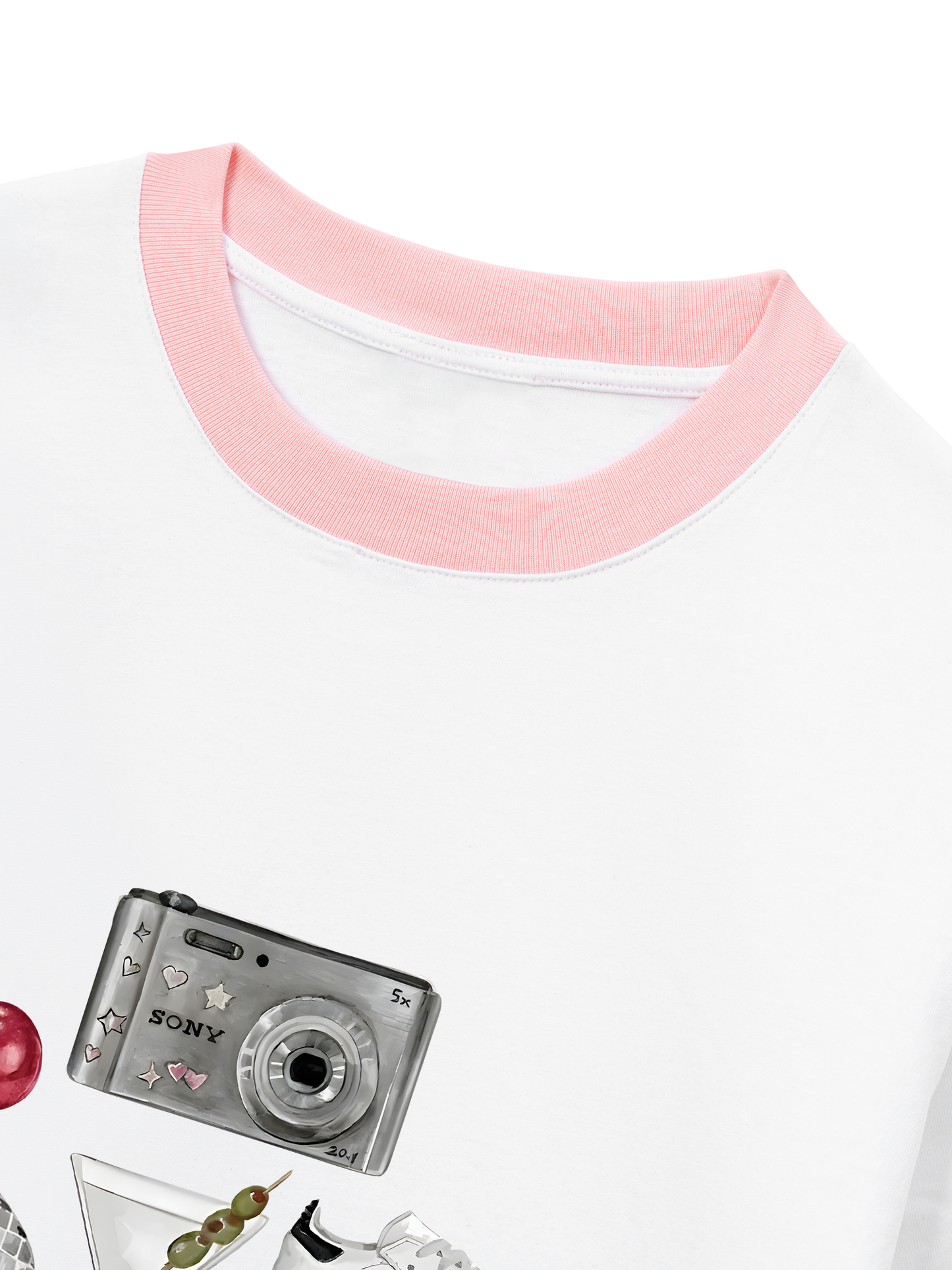 Áo Thun Ringer Relaxed Fit Summer Vibes Picnic