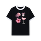 Áo Thun Ringer Relaxed Fit Summer Vibes Pink Summer Vibes