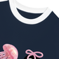 Áo Thun Ringer Relaxed Fit Summer Vibes Pink Summer Vibes