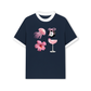 Áo Thun Ringer Relaxed Fit Summer Vibes Pink Summer Vibes