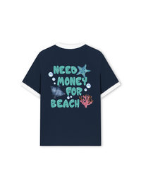 Áo Thun Ringer Relaxed Fit Need Momney For Beach