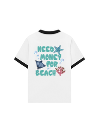 Áo Thun Ringer Relaxed Fit Need Momney For Beach