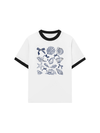 Áo Thun Ringer Relaxed Fit Ocean Blue Vibes