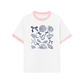 Áo Thun Ringer Relaxed Fit Ocean Blue Vibes