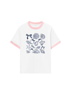 Áo Thun Ringer Relaxed Fit Ocean Blue Vibes