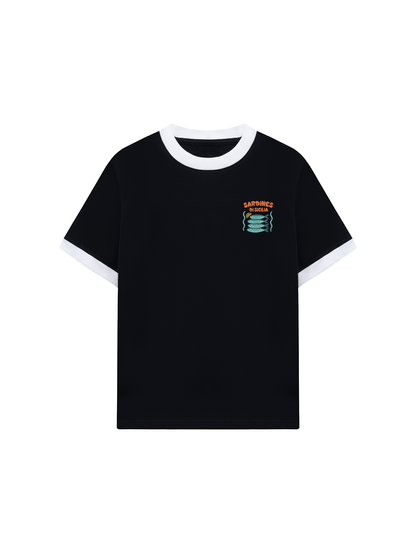Áo Thun Ringer Relaxed Fit Ocean Sardines