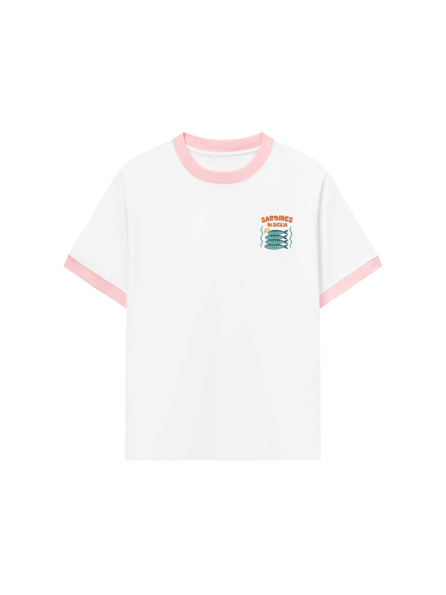 Áo Thun Ringer Relaxed Fit Ocean Sardines