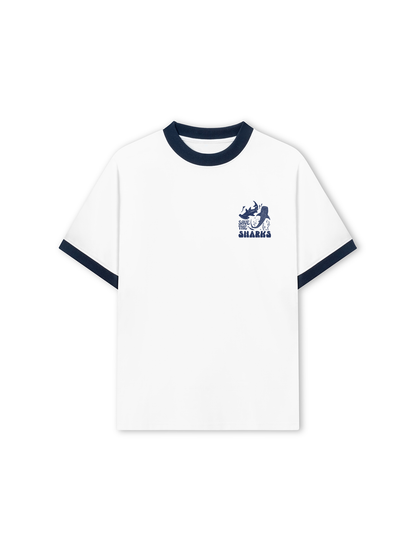 Áo Thun Ringer Relaxed Fit Ocean Save The Shark