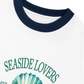 Áo Thun Ringer Relaxed Fit Ocean Seaside Love Green