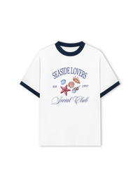 Áo Thun Ringer Relaxed Fit Ocean Seaside Lovers