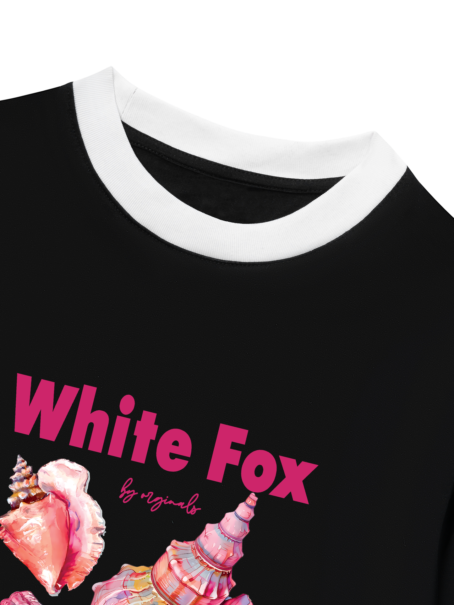 Áo Thun Ringer Relaxed Fit Ocean White Fox