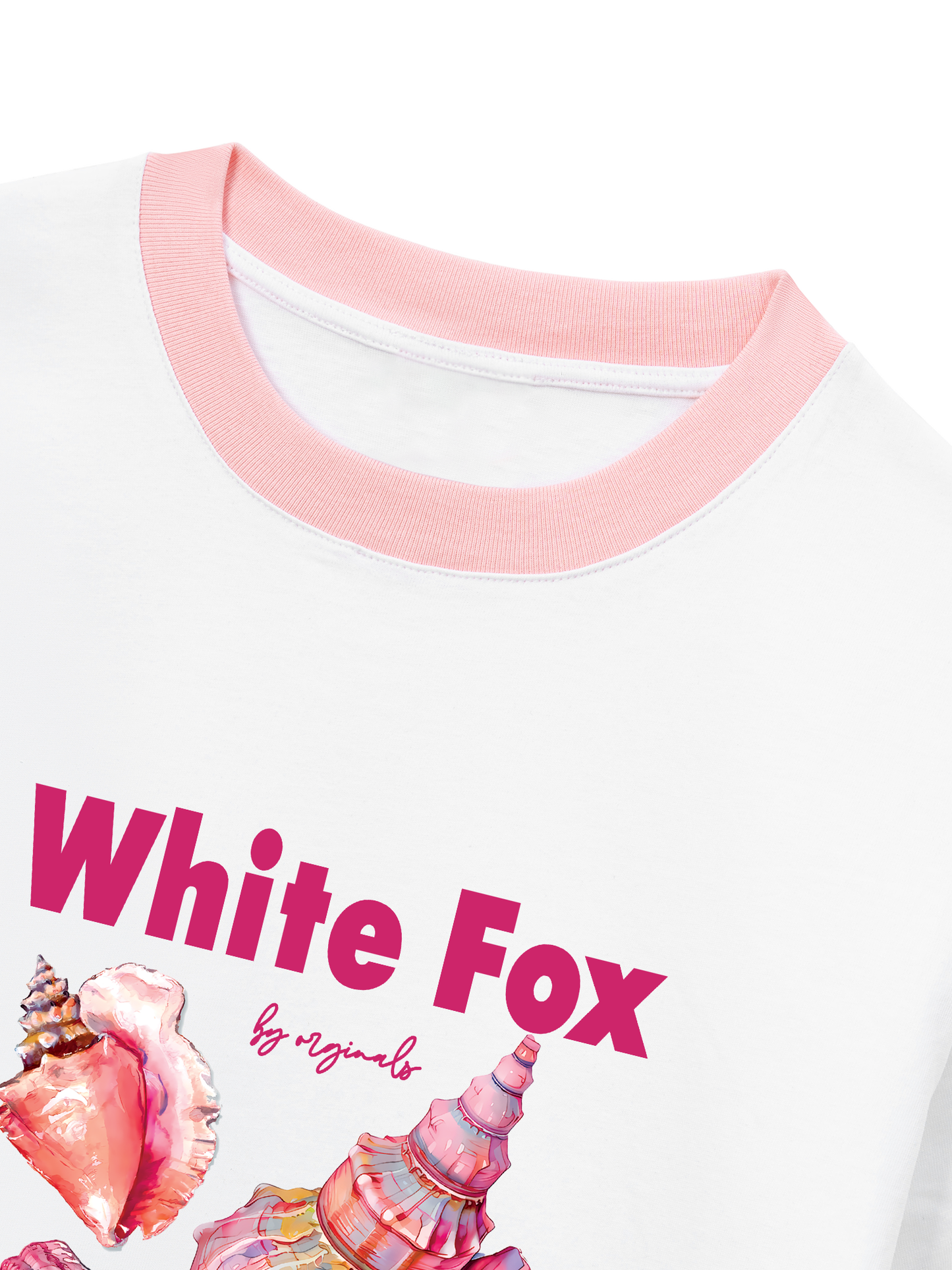 Áo Thun Ringer Relaxed Fit Ocean White Fox
