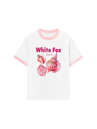 Áo Thun Ringer Relaxed Fit Ocean White Fox