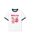 Áo Thun Ringer Relaxed Fit Ocean White Fox