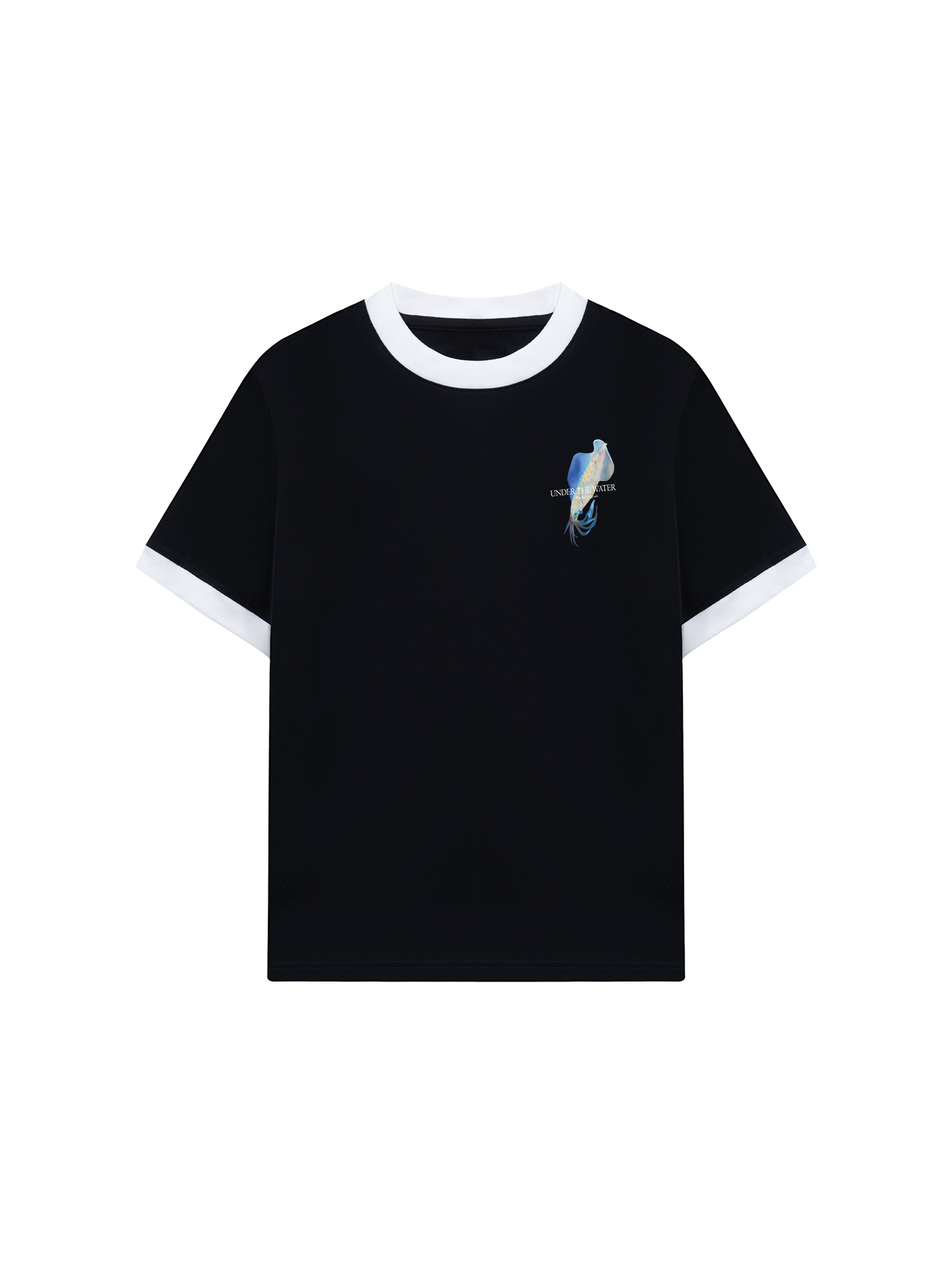 Áo Thun Ringer Relaxed Fit Ocean Aquid Under The Water