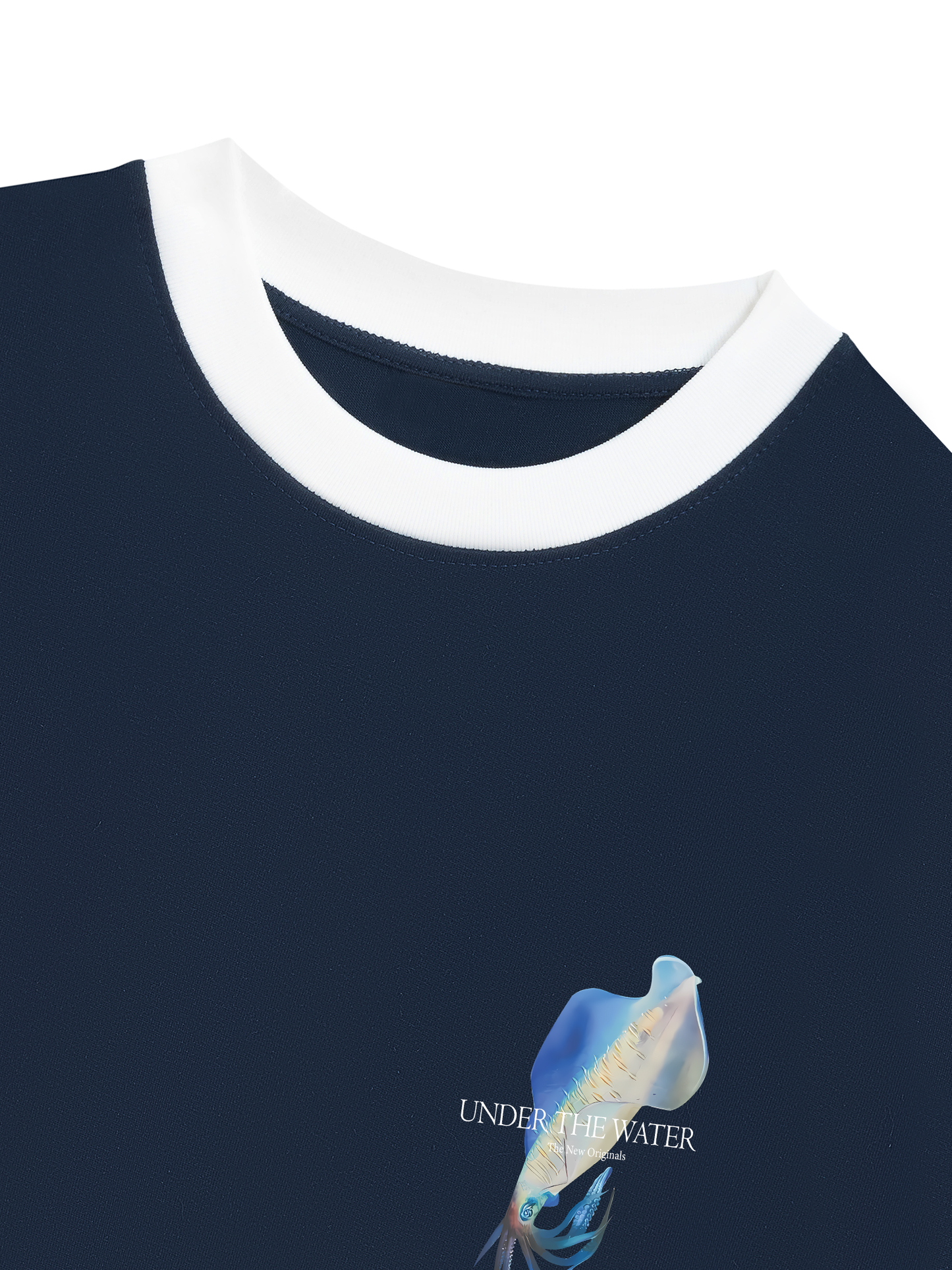 Áo Thun Ringer Relaxed Fit Ocean Aquid Under The Water