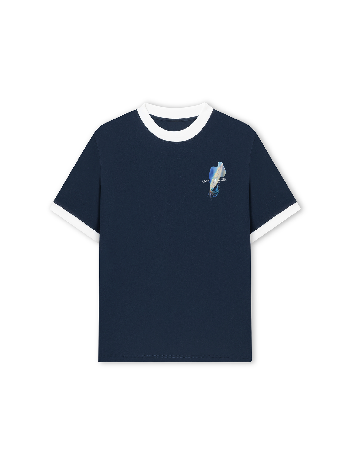 Áo Thun Ringer Relaxed Fit Ocean Aquid Under The Water