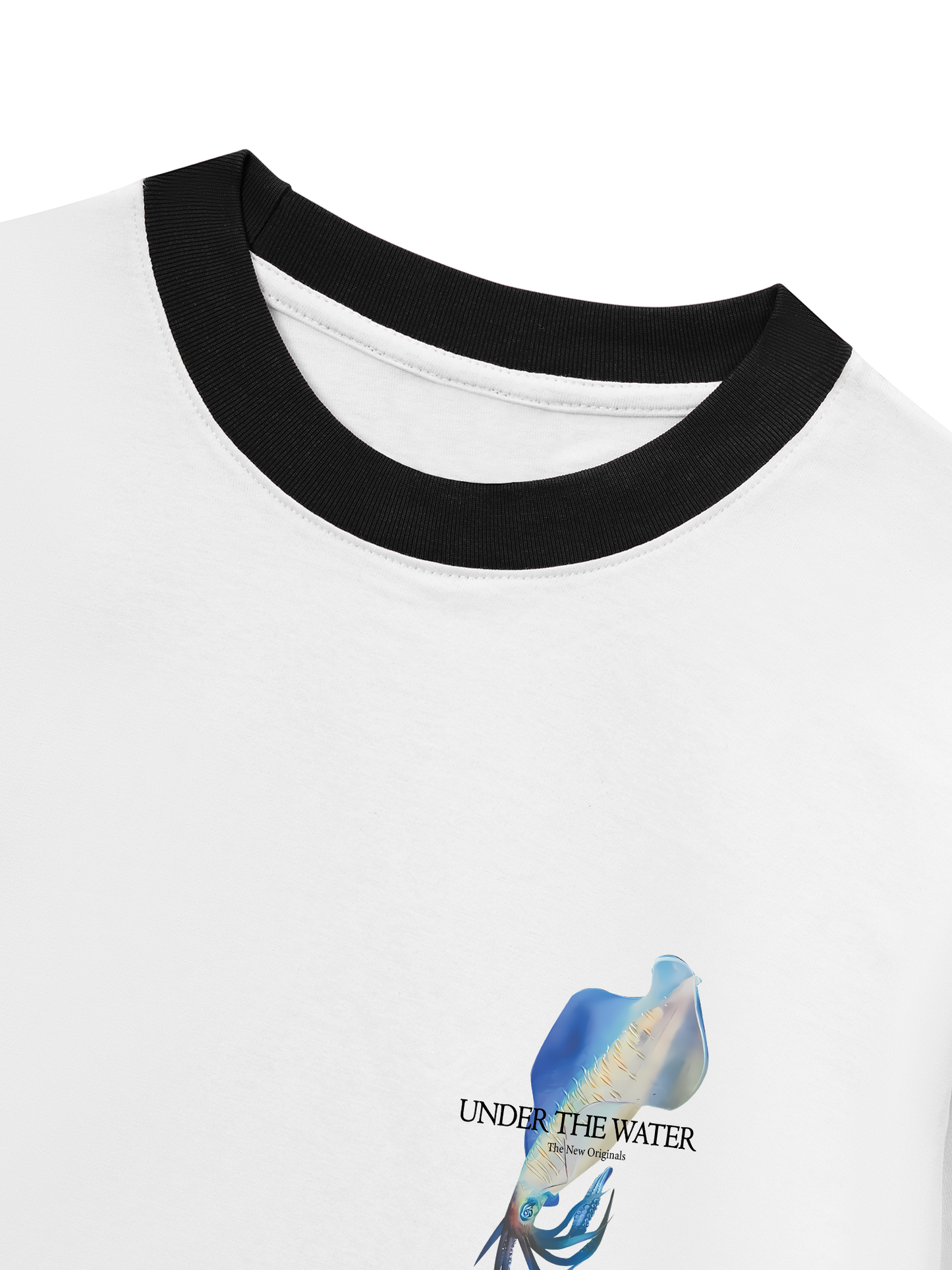 Áo Thun Ringer Relaxed Fit Ocean Aquid Under The Water