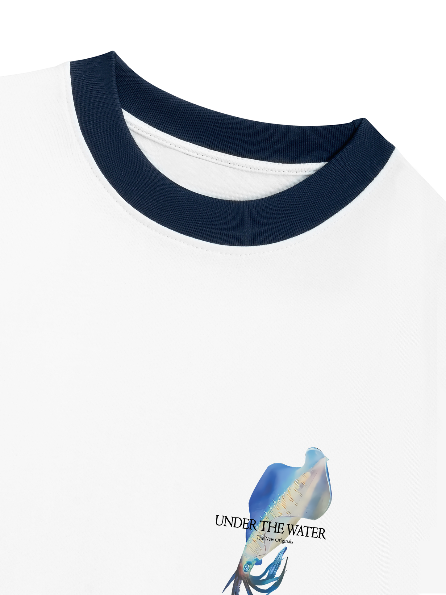 Áo Thun Ringer Relaxed Fit Ocean Aquid Under The Water
