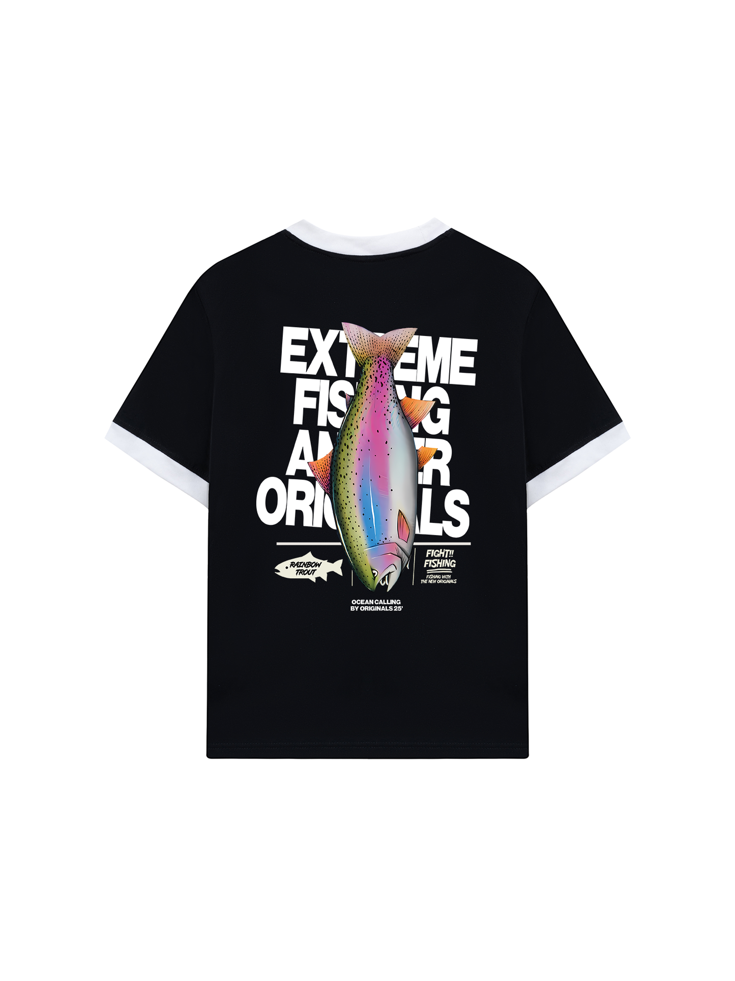 Áo Thun Ringer Relaxed Fit Ocean EXTREME FISHING ANGLER