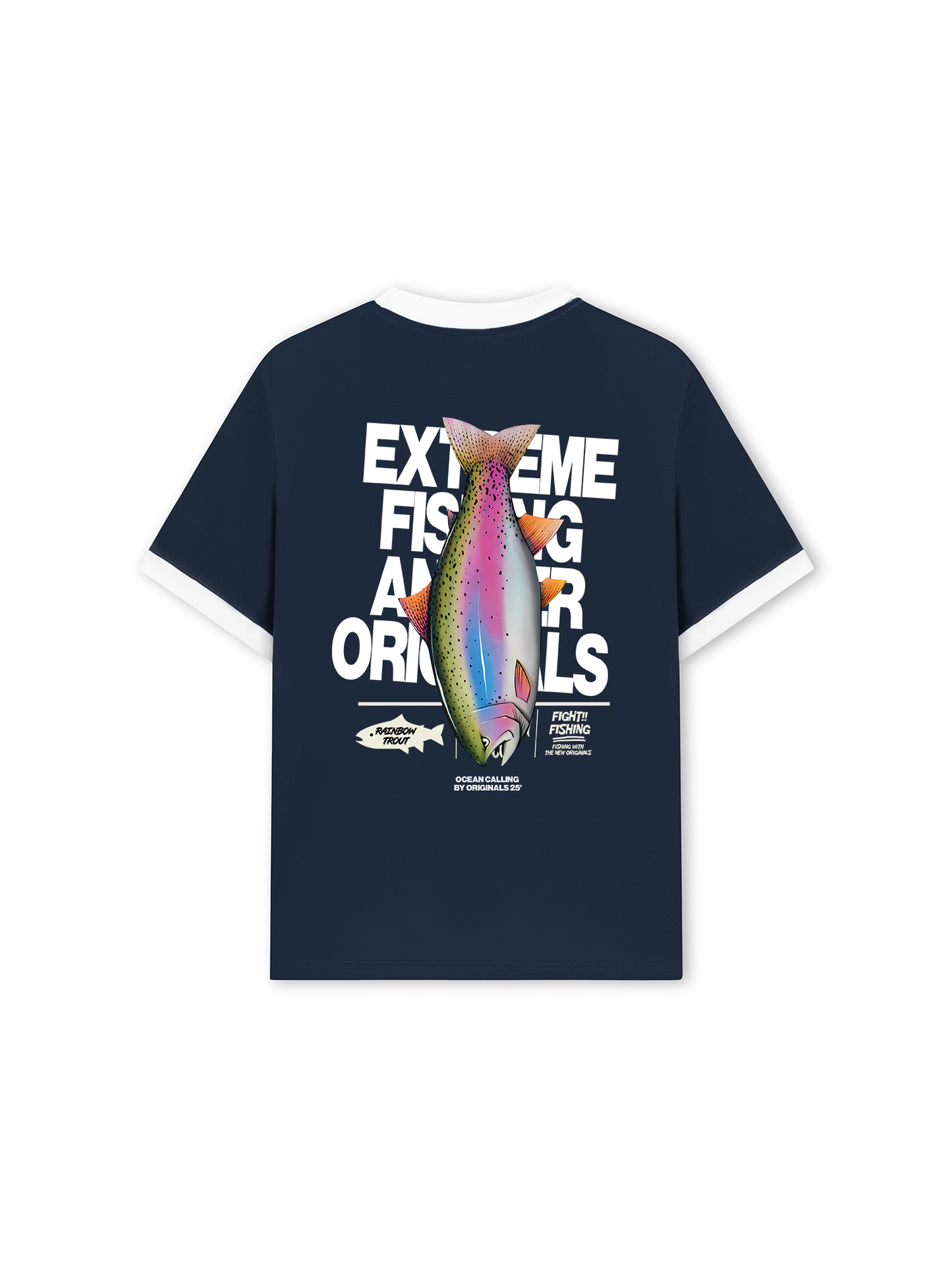 Áo Thun Ringer Relaxed Fit Ocean EXTREME FISHING ANGLER