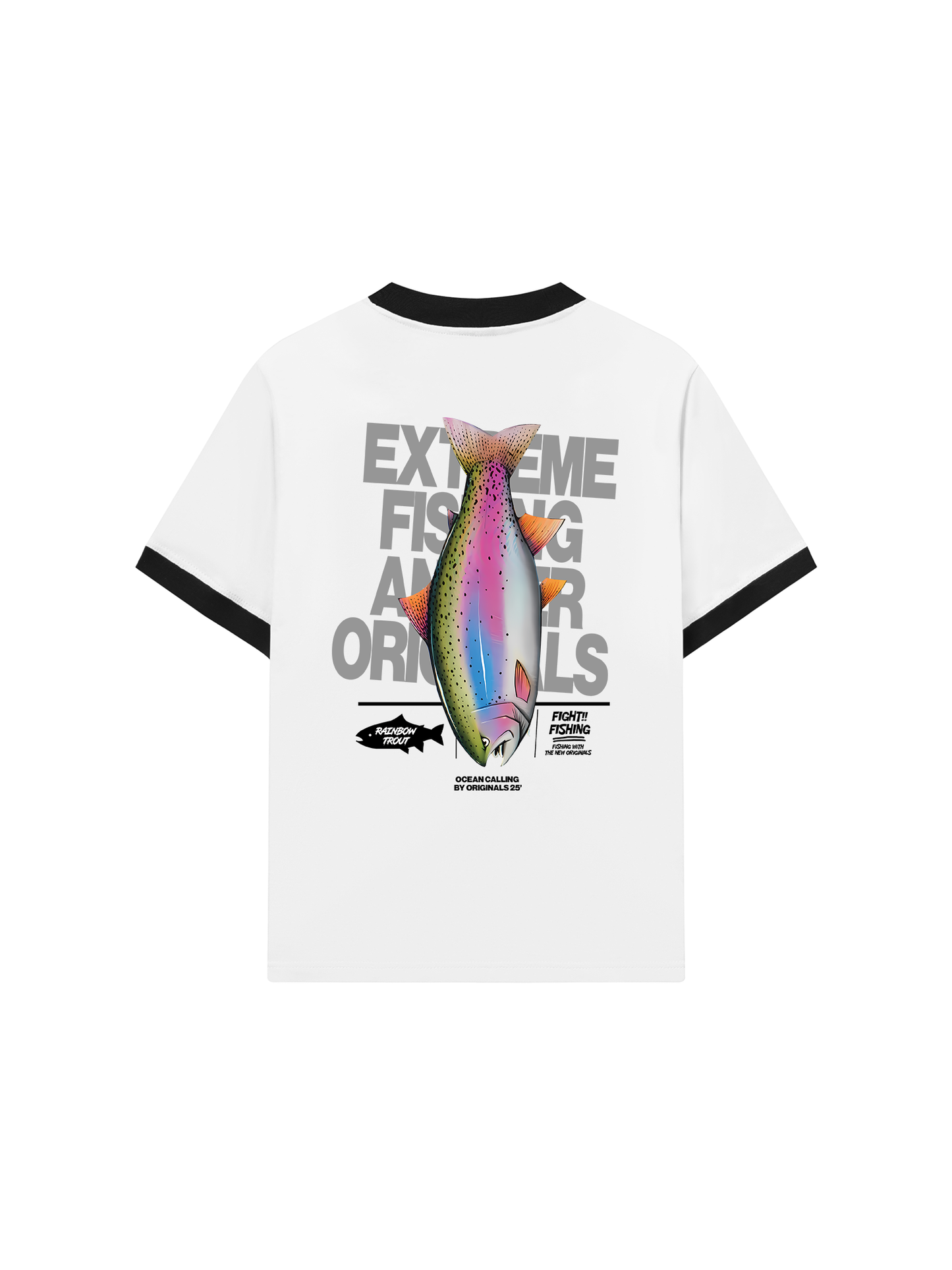 Áo Thun Ringer Relaxed Fit Ocean EXTREME FISHING ANGLER