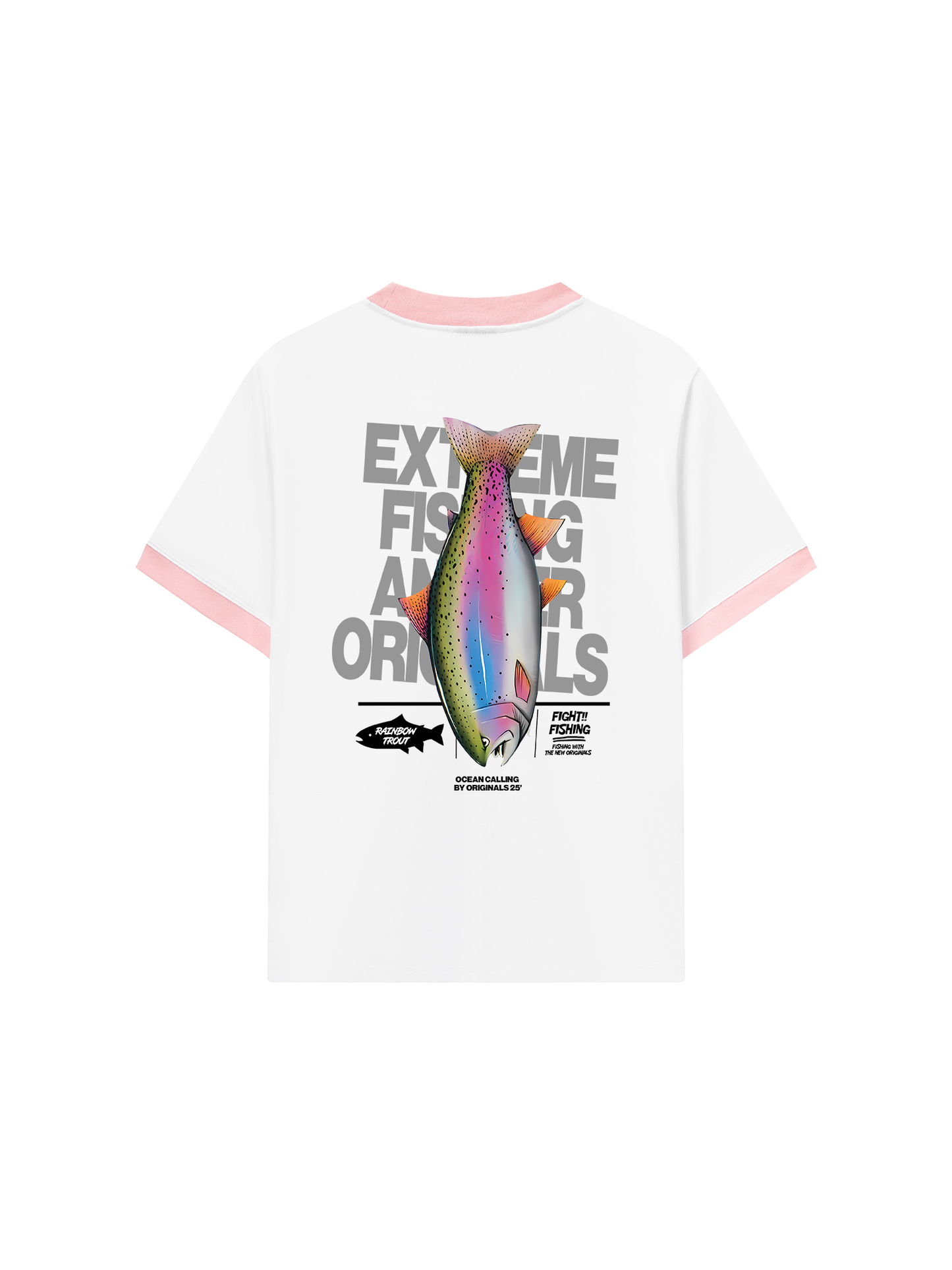 Áo Thun Ringer Relaxed Fit Ocean EXTREME FISHING ANGLER