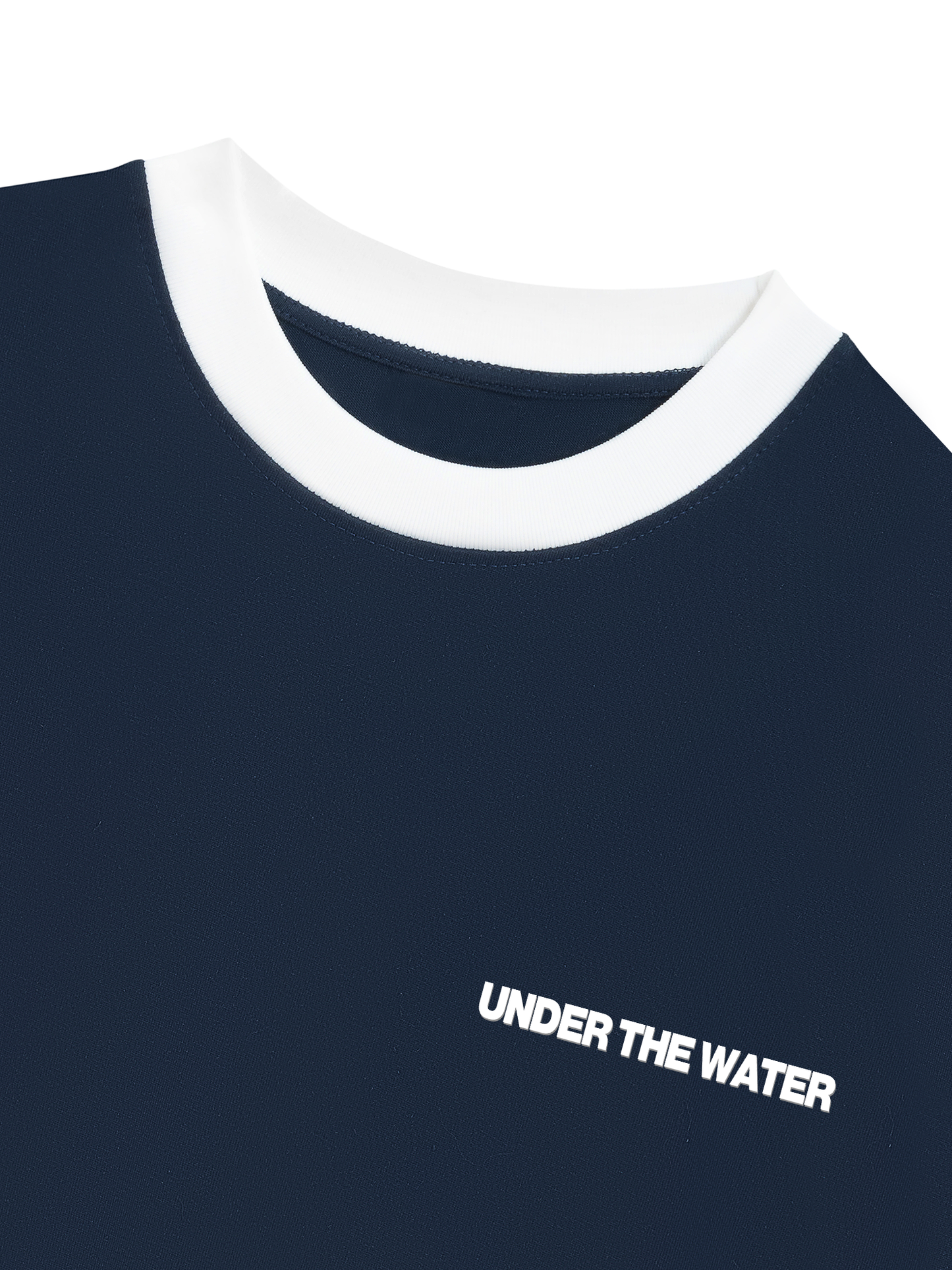 Áo Thun Ringer Relaxed Fit Ocean Under The Water Squid Ocean IRIE FISHING CLUB