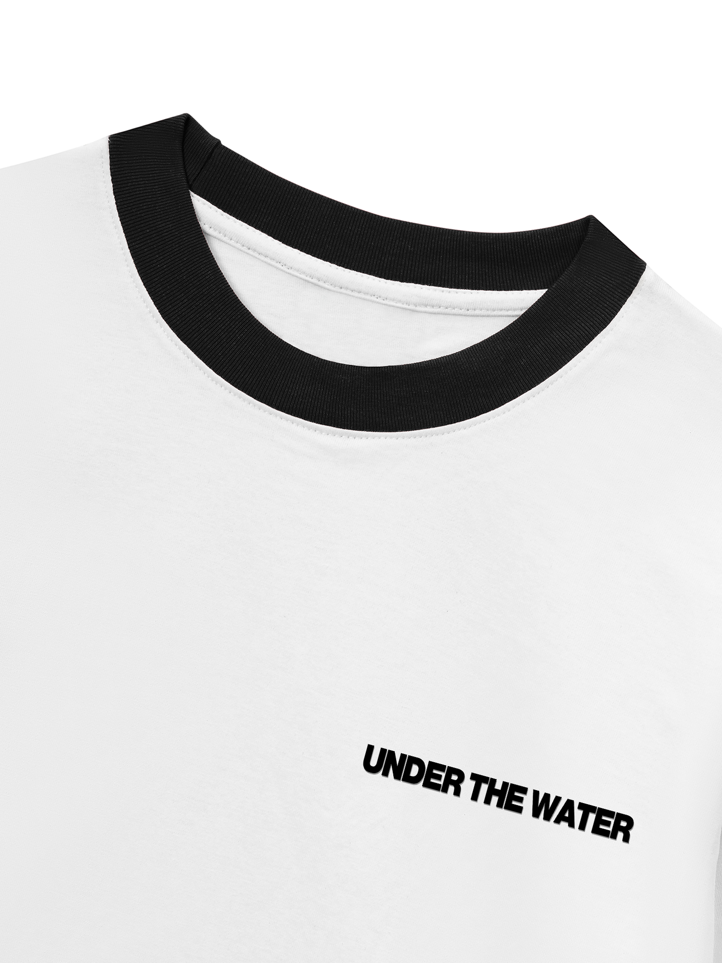 Áo Thun Ringer Relaxed Fit Ocean Under The Water Squid Ocean IRIE FISHING CLUB