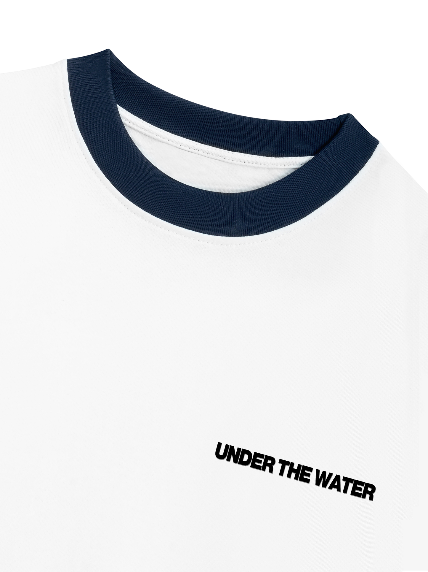 Áo Thun Ringer Relaxed Fit Ocean Under The Water Squid Ocean IRIE FISHING CLUB