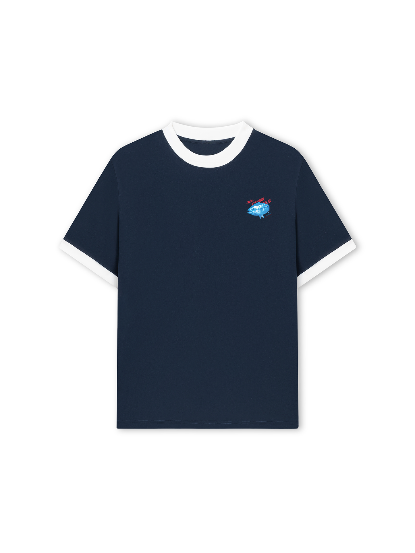Áo Thun Ringer Relaxed Fit Ocean Coolo Fishing Club