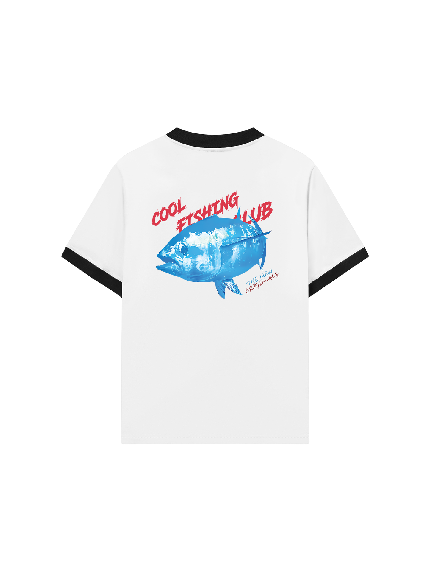 Áo Thun Ringer Relaxed Fit Ocean Coolo Fishing Club
