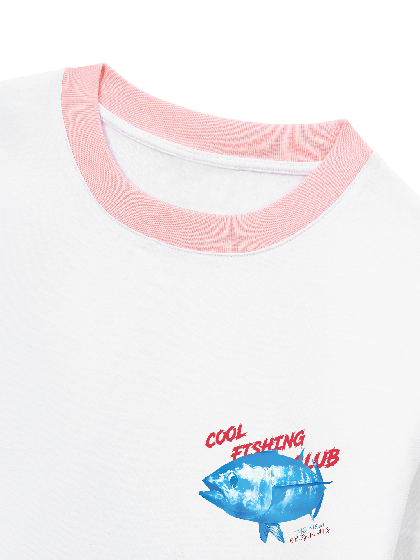 Áo Thun Ringer Relaxed Fit Ocean Coolo Fishing Club