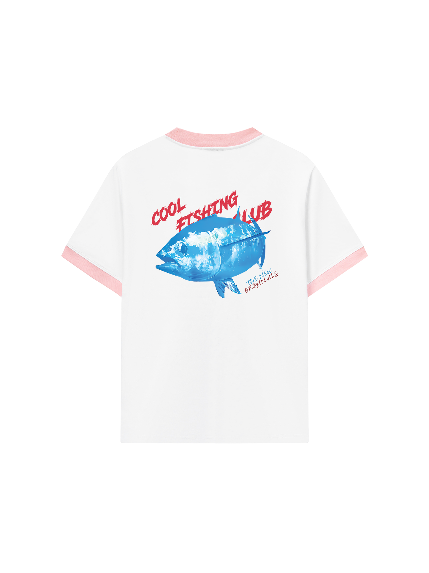 Áo Thun Ringer Relaxed Fit Ocean Coolo Fishing Club