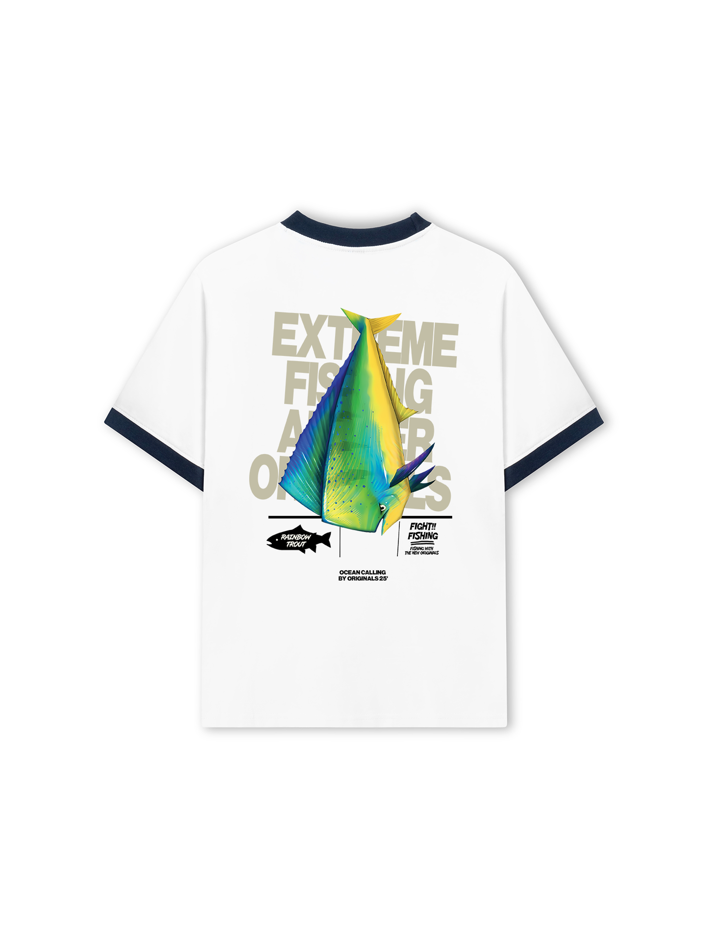 Áo Thun Ringer Relaxed Fit Ocean Mahi-mahi