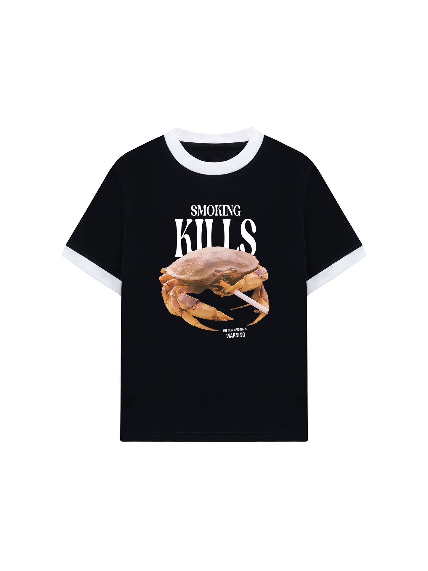 Áo Thun Ringer Relaxed Fit Ocean Smoking Kills