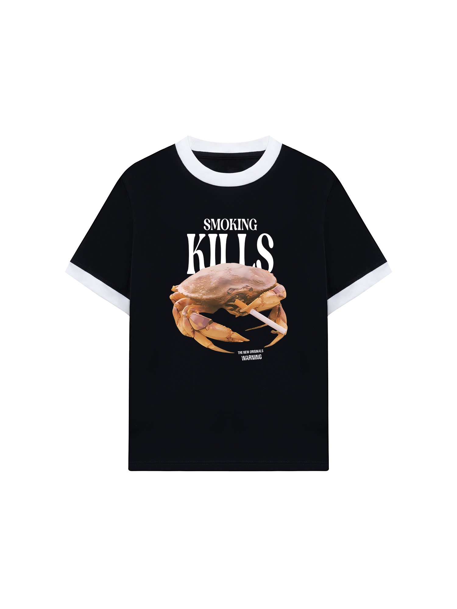 Áo Thun Ringer Relaxed Fit Ocean Smoking Kills