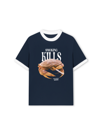 Áo Thun Ringer Relaxed Fit Ocean Smoking Kills