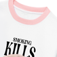 Áo Thun Ringer Relaxed Fit Ocean Smoking Kills